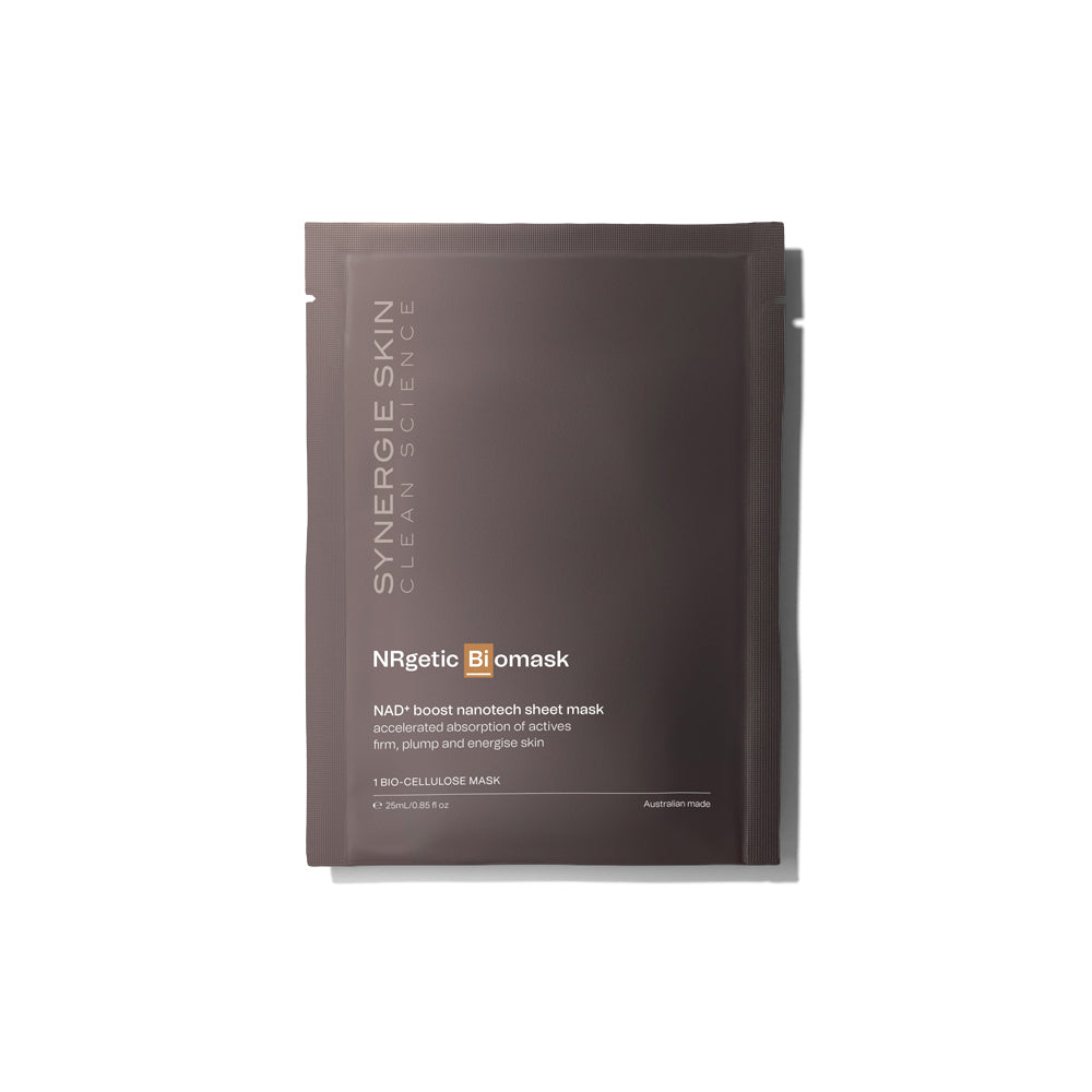 NRgetic Biomask (NAD+ boost nanotech sheet mask) - pack of 5
